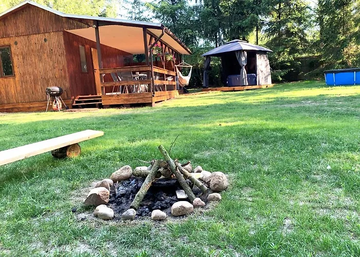 Dom Las 3-Natura, Relaks, Jacuzzi, Ognisko, Jeziorsko