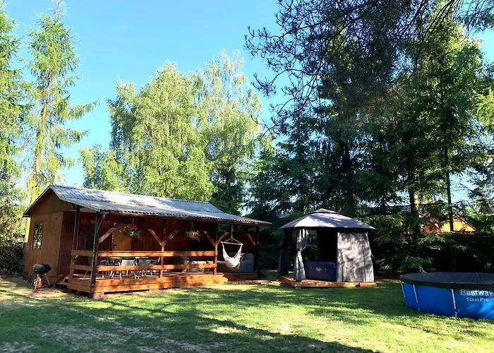 Dom Las 3-Natura, Relaks, Jacuzzi, Ognisko, Jeziorsko